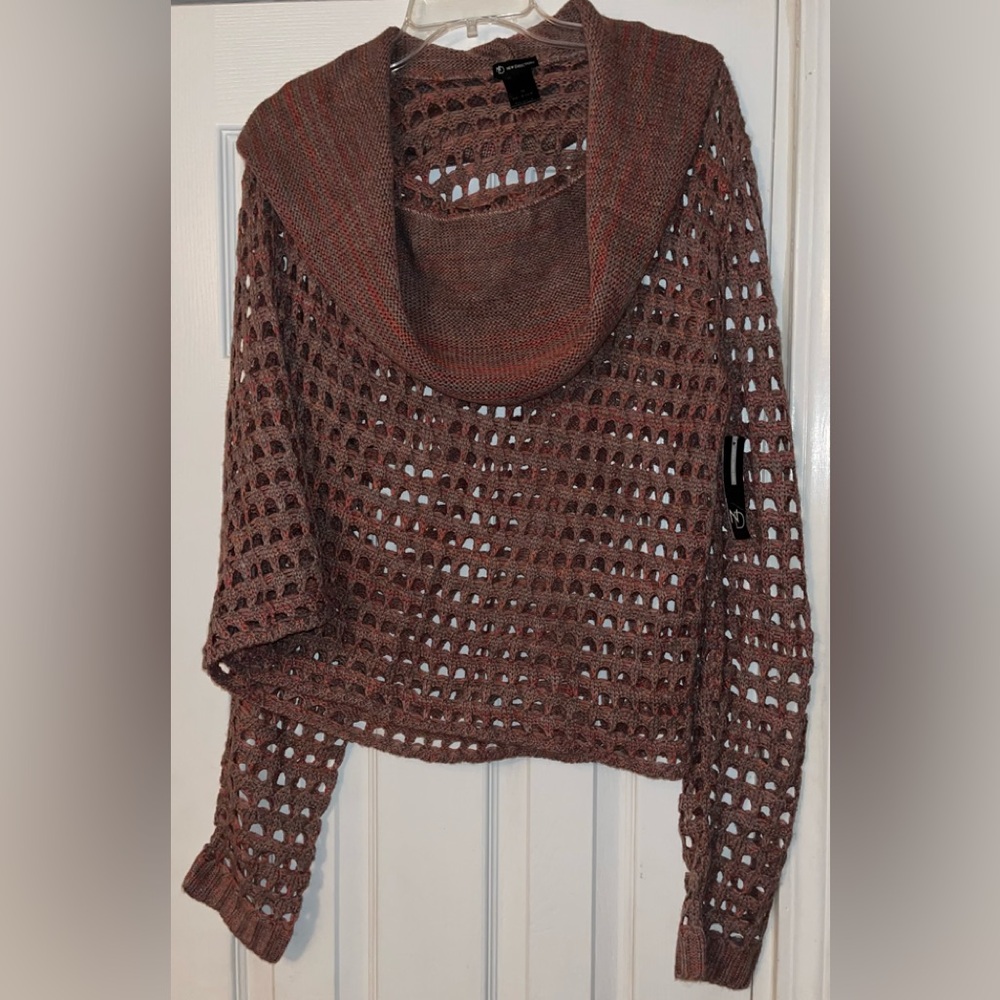 NWT, New Directions Cowl Neck Sweater, Size XLarge